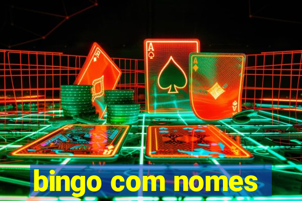 bingo com nomes